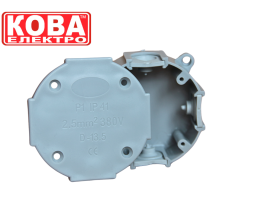 Коробка розподільна Р1, сіра без клемника, 80х80х30мм