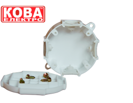 Коробка розподільна Р1, без клемника, 80х80х30мм
